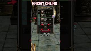 Karakter Silme Kağıdı Nasıl kullanılır? #knightonline