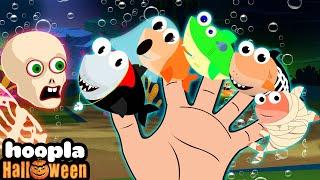 Shark Finger Family  Spooky Song For Kids  Hoopla Halloween