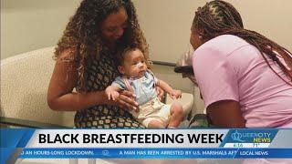 Lactation consultant raises awareness for Black Breastfeeding week