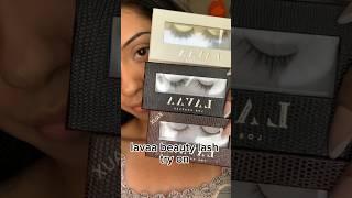 lash try on in our styles PRECIOUS REBEL & BROWN DELICATE #lavaabeauty #lashtryon #makeup #lashes