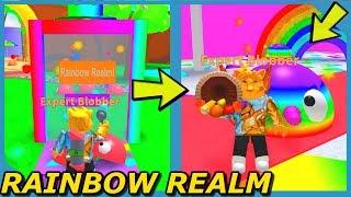 New Rainbow Realm and Trading in Roblox Blob Simulator Update