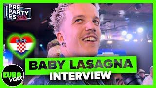  BABY LASAGNA - RIM TIM TAGI DIM RED CARPET INTERVIEW  PrePartyES  Croatia Eurovision 2024