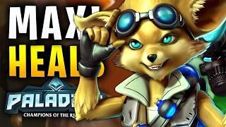 GOD TIER HEAL OUTPUT - Paladins Pip Gameplay Build