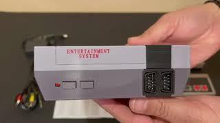 Classic Mini NES Retro Console AV Output Game Console Built in 620 Games Review Console was OK bu