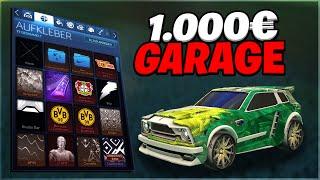 BYREPAZ 1.000€ ROCKET LEAGUE GARAGE & EINSTELLUNGEN  Rocket League