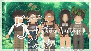  5 *AESTHETIC* Vintage Roblox Outfits *LINKS*  hazeltea 