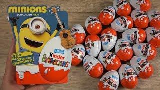 MINIONS - Kinder Surprise Egg - MEGA UNBOXING - NEW Series 2015