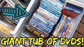 Finding GIANT TUBS OF DVDs