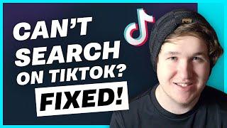 Cant Search on Tiktok - How To Fix Tiktok Search Not Working 2022