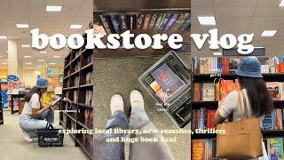 *cozy* bookstore vlog  spend the day book shopping at barnes & noble with me + a big book haul