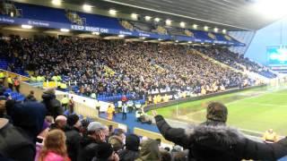 Sheffield Wednesday fans at Birmingham City - Celebration of both goals