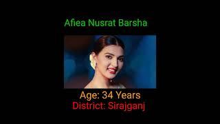 Actress name age and district of Bangladesh cinema world