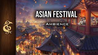 Asian Festival  Fantasy ASMR Ambience  1 Hour