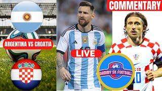 Argentina vs Croatia 3-0 Live Stream Watchalong World Cup Semi Final Football Match Score Commentary