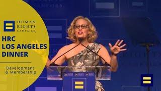 Arizona Representative Kyrsten Sinema Speaks at HRC Los Angeles Dinner