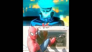 Satoru Gojo vs Spider-Man  #anime #marvel #edit