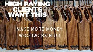 Wooden Charcuterie Board - Make Money Woodworking