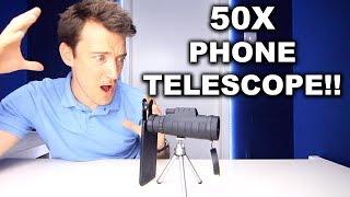 50X PHONE MONOCULAR TELESCOPE REVIEW