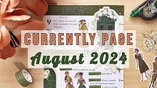 August 2024 Currently Page Plan With Me - Classic Happy Planner