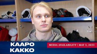 New York Rangers Kaapo Kakko Media Availability  May 3 2023