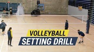 Volleyball Setting Drill - Right Back Right Front Exchange - Coach  Ashlie Hain