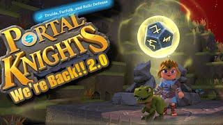 ⭐ Portal Knights 2024  ⭐ Defending the star stones at temple mines. Elves Furfolk rifts Relic.