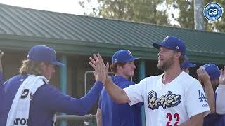 Clayton Kershaw highlights bullpen session & warmup before rehab start with Rancho Cucamonga Quakes