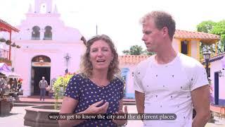 Marichal and Laurens combine their Spanish course in Colombia with sightseeing...