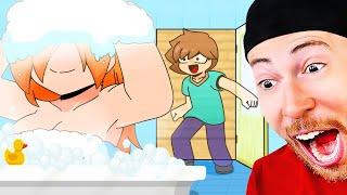 FUNNIEST Adventure of Alex and Steve in MINECRAFT FUNNY