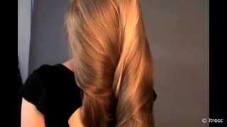 Madeleine long blonde hair bun drop at Ltress - BETTER than a pantene bun drop 