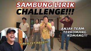 SAMBUNG LIRIK VERSI ABUS MASA PADA GAK HAPAL LAGU KOMANG? w @IndiraKalistha @AlikkaKalistha