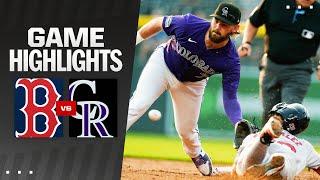 Red Sox vs. Rockies Game Highlights 72324  MLB Highlights