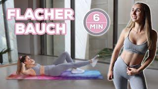 6 Min. UNTERES BAUCH WORKOUT  Unteres Bauchfett verlieren Sixpack Workout