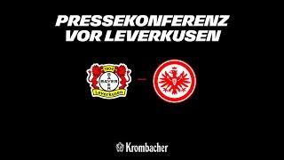 Langsam kommt die Crunchtime I Pressekonferenz vor Bayer Leverkusen - Eintracht Frankfurt