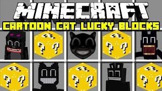 Minecraft CARTOON CAT LUCKY BLOCKS MOD  CARTOON CAT CARTOON DOG LUCKY BLOCKS Minecraft Mods