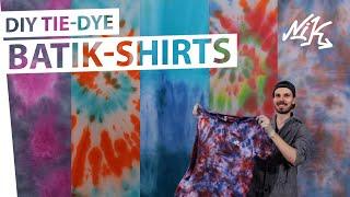 Die beste Technik für Batik-Shirts?  DIY Tie-Dye