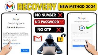 How to Recover Gmail Account without Phone Number and Recovery Email 2024  Gmail Recovery