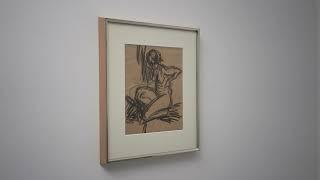 Ernst Ludwig Kirchner Bild Kniender Akt 190506 Unikat