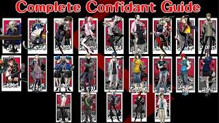 Persona 5 Royal Complete Confidant Guide