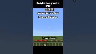 How to Fly in Minecraft PE with new controls #shorts