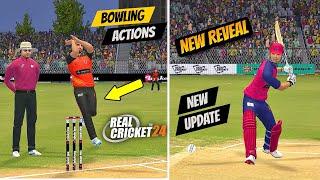 Real Cricket 24 New Bowling Actions Refined New Stadiums New Update Gameplay Reveal