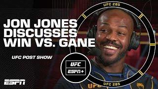 Jon Jones breaks down Gane win says Stipe Miocic better give 100% of himself for their fight
