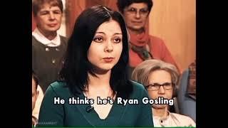 He thinks hes Ryan Gosling.