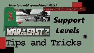 Gary Grigsbys War in the East 2 Tips and Tricks Early Game Support Levels