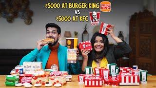 ₹5000 at Burger King vs ₹5000 at KFC  OK Tested