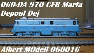 Prezentare locomotiva 060 DA 970 a depoului Dej scara H0  Albert Model 060016