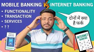 Difference Between Mobile Banking And Netbanking  Mobile Banking  Internet Banking