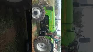 INDOFARM இந்தோ ஃபார்ம்7 tyne big cultivator operation with 3055 DI 4 WD 60 HP tractor.