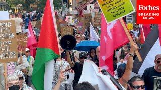 Anti-Trump Protesters Demonstrate Outside RNC In Milwaukee Wisconsin