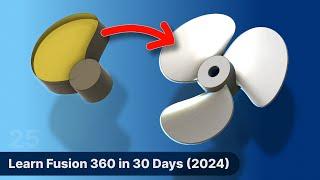 Fusion 360 SURFACES made EASY  Day 25 of Learn Fusion 360 in 30 Days - 2024 EDITION